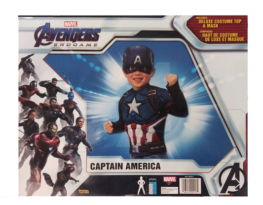 Captain America Deluxe Costume Top Set