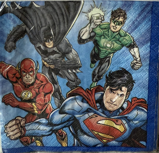 16pk Superhero Dessert Napkins