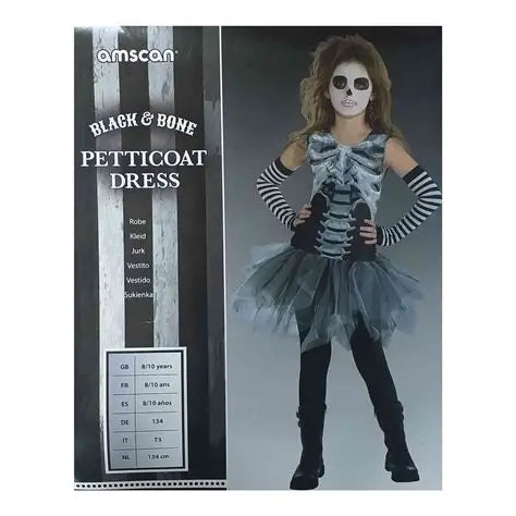 Child Black & Bone Petticoat Dress