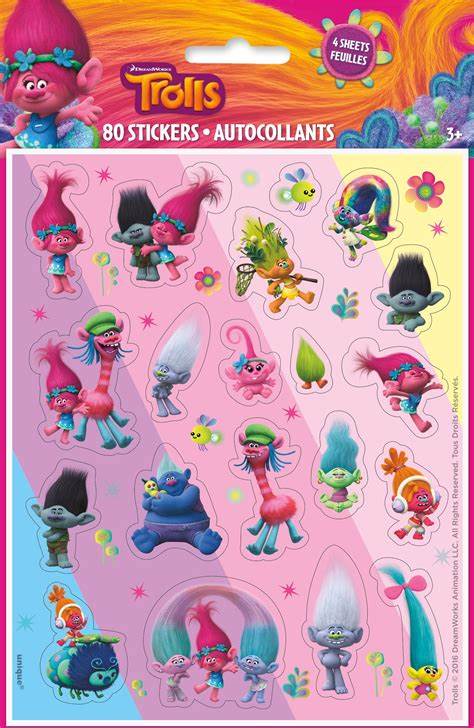 Trolls Sticker Pack